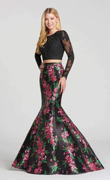 1 of 3 Ellie Wilde EW118092 Black Multi