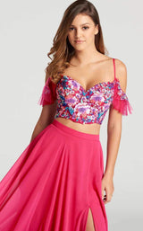 2 of 3 Ellie Wilde EW118103 Magenta/Multi