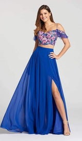 1 of 3 Ellie Wilde EW118103 Royal-Blue-Multi