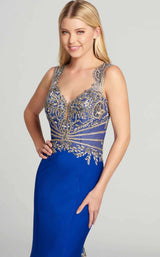 3 of 3 Ellie Wilde EW118124 Royal Blue/Gold