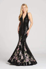 1 of 2 Ellie Wilde EW118133 Black Multi