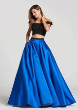 2 of 4 Ellie Wilde EW118168 Black/Royal Blue