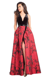 1 of 4 Rachel Allan 8340 Black/Red