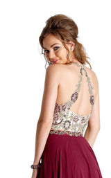 4 of 4 Clarisse 3529 Merlot/Multi