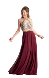 1 of 4 Clarisse 3529 Merlot/Multi