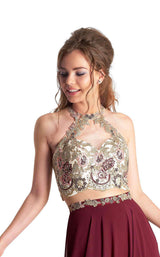 2 of 4 Clarisse 3529 Merlot/Multi