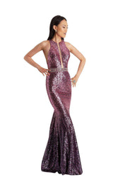 2 of 7 Clarisse 3585 Fuchsia Ombre