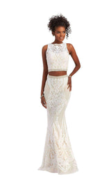 1 of 4 Clarisse 4907 White/Nude