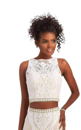 2 of 4 Clarisse 4907 White/Nude