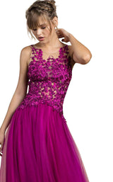 3 of 3 Andrea and Leo A0243 Fuchsia