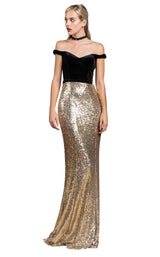 1 of 6 Andrea and Leo A0250 Black/Gold
