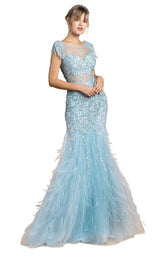 1 of 3 Andrea and Leo A0473 Light Blue