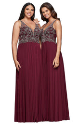 3 of 7 Faviana 9424 Chianti