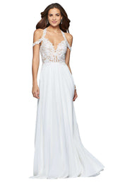 4 of 14 Faviana 10006 Ivory