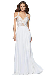 4 of 14 Faviana 10006 Ivory