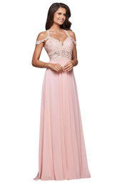 3 of 14 Faviana 10006 Dusty Pink