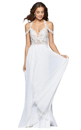 9 of 14 Faviana 10006 Ivory