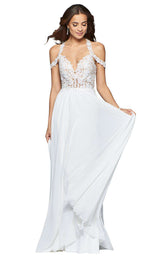 9 of 14 Faviana 10006 Ivory