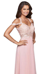 7 of 14 Faviana 10006 Dusty Pink