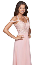 7 of 14 Faviana 10006 Dusty Pink