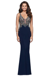 3 of 12 Faviana S10002 Navy