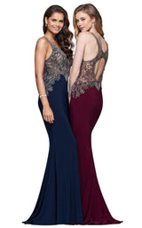 6 of 12 Faviana S10002 Navy