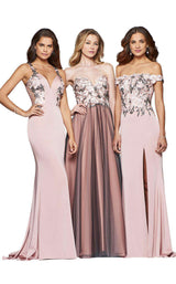 11 of 18 Faviana S10021 Dusty Pink