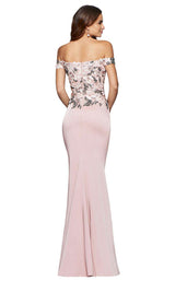 2 of 18 Faviana S10021 Dusty Pink