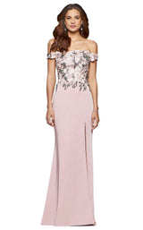 17 of 18 Faviana S10021 Dusty Pink