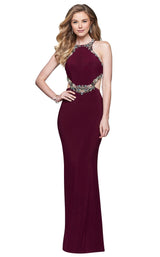 1 of 3 Faviana S10026 Bordeaux