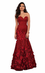 1 of 8 Rachel Allan 8386 Deep Red