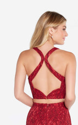 7 of 8 Alyce 60066 Burgundy