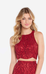 5 of 8 Alyce 60066 Burgundy