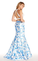 6 of 16 Alyce 60178 Light Blue Print