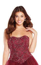 3 of 4 Alyce 60203 Burgundy