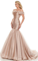 2 of 7 Rachel Allan 8430 Dress Champagne