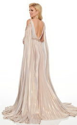 4 of 8 Rachel Allan 8437 Dress Blush-Light-Gold