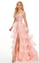 1 of 8 Rachel Allan 8444 Dress Blush