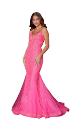 1 of 6 Amarra 87238 Dress Neon-Pink