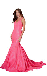 1 of 3 Amarra 87319 Dress Bright-Pink