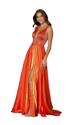 1 of 3 Amarra 87320 Dress Burnt-Orange