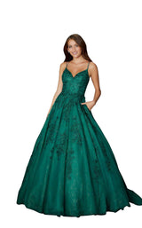 1 of 3 Amarra 87322 Dress Emerald