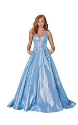1 of 3 Amarra 87323 Dress Light-Blue