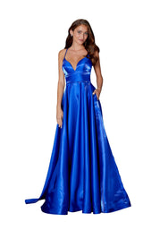 1 of 3 Amarra 87325 Dress Royal-Blue