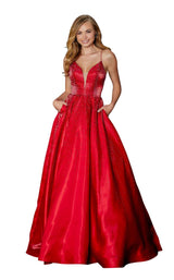 1 of 3 Amarra 87327 Dress Red