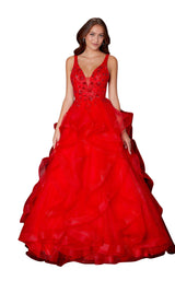 1 of 3 Amarra 87334 Dress Red