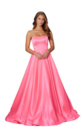 1 of 4 Amarra 87344 Dress Neon-Pink