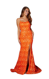 1 of 3 Amarra 87346 Dress Neon-Orange