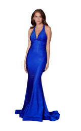 1 of 3 Amarra 87407 Dress Royal-Blue