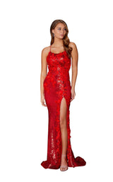 1 of 2 Amarra 87408 Dress Red